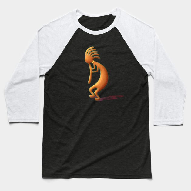 Kokopelli Baseball T-Shirt by Crow_WL